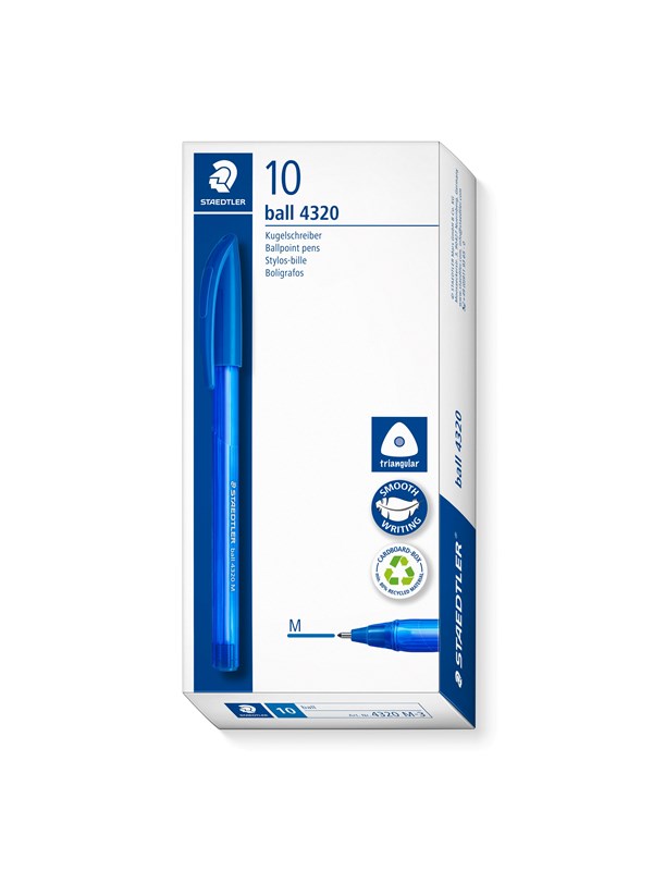 Staedtler Ballpoint pen ball 4320 10 pcs M blue
