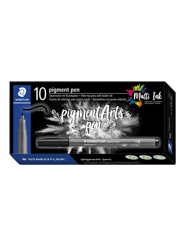 Staedtler pigment pen intense black 10 pcs.