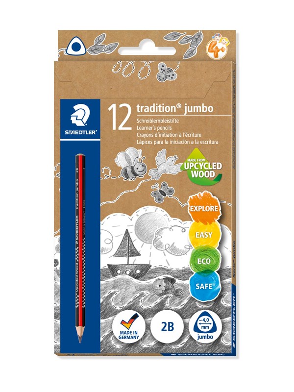 Staedtler Pencil tradition jumbo 2B 12 pcs.
