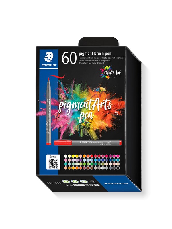 Staedtler pigment brush pen 60pcs
