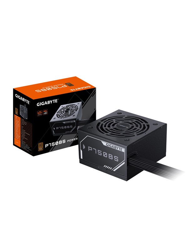 GIGABYTE GP-P750BS Virtalähde - 750 Watt - 120 mm - ATX 2.52 - 80 Plus Pronssi sertifioitu