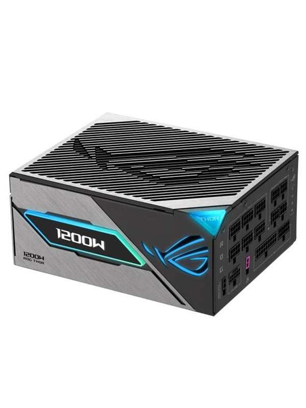 ASUS ROG Thor 1200W Platinum III Virtalähde - 1200 Watt - 135 mm - ATX 3.1 - 80 Plus Platina sertifioitu