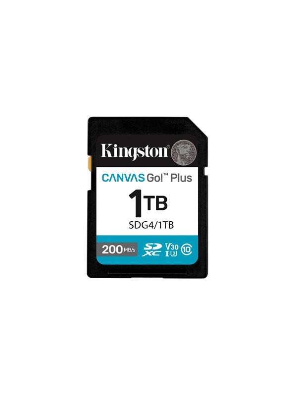 Kingston Canvas Go! Plus SD - 200MB/s - 1TB