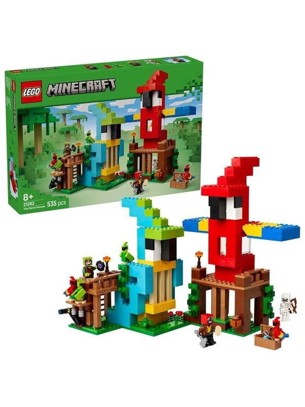 LEGO Minecraft 21282 Papukaijatalot