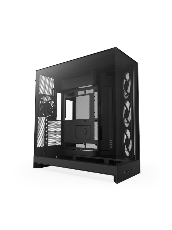 NZXT H9 Flow RGB (2025) - All Black - Kotelot - Miditower - Musta