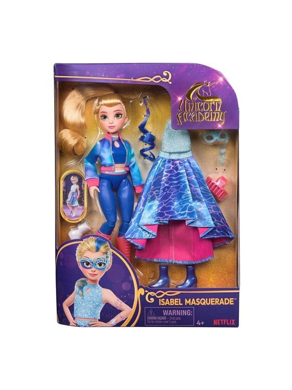 Unicorn Academy Luksusnukke Isabel Masq. 24cm