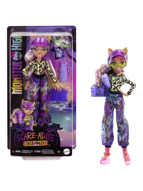 Monster High Scare-adise Island Clawdeen Doll