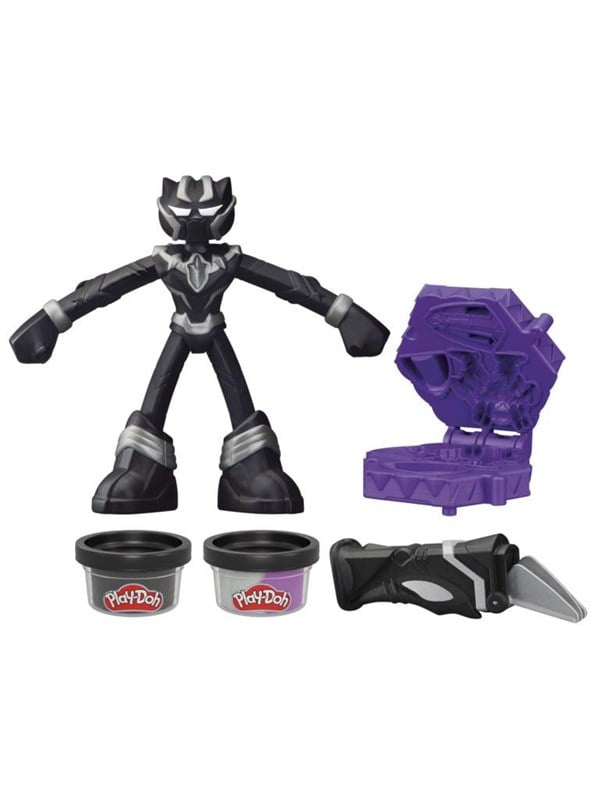 Hasbro Play-Doh Marvel Black Panther Cutting Claws Action Figure Playset 10cm