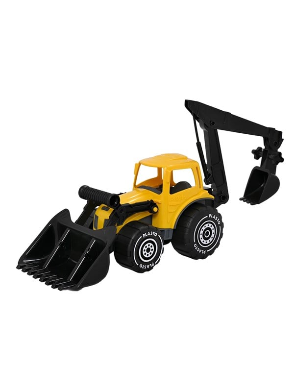 Plasto Tractor with frontloader & backhoe 70 cm