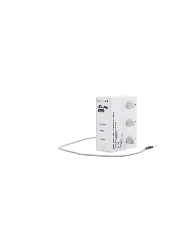 Shelly 3EM-63T Gen3 (litteä päätemalli) - WiFi 3-vaiheinen energiamittari, 63A