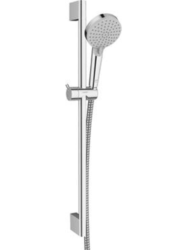 Hansgrohe Vernis Blend shower set Vario EcoSmart with shower rod Crometta 65 cm, chrome