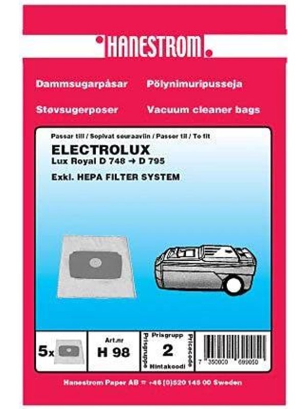 hanestroem Vacuum Cleaner Bags - 5 pcs