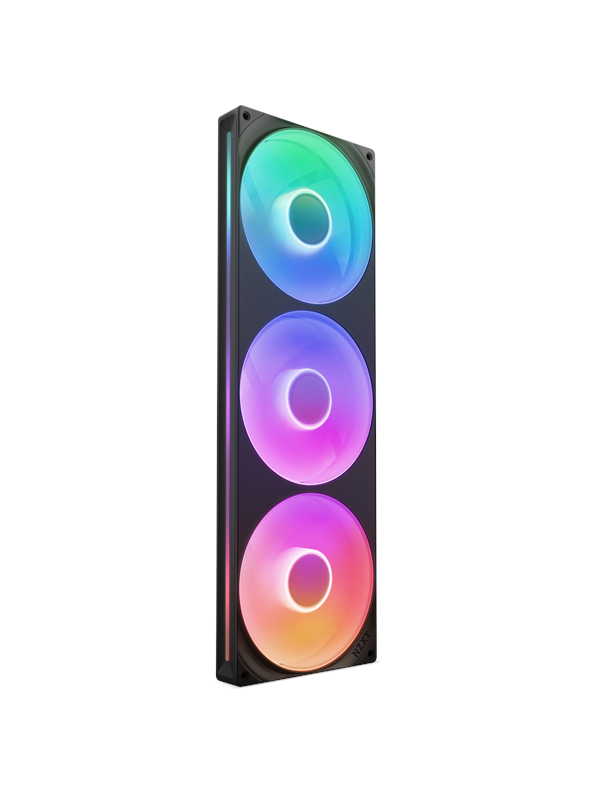 NZXT F420RGB Core (single frame 420mm fan) - Black - Kotelotuuletin - 420mm - Musta RGB LED valolla - 34 dBA