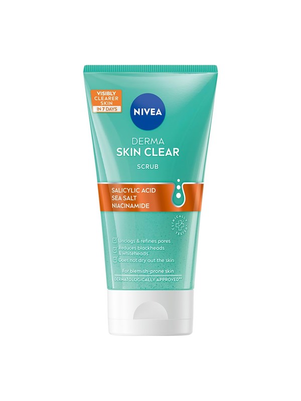 Nivea DERMA Skin Clear scrub 150ml