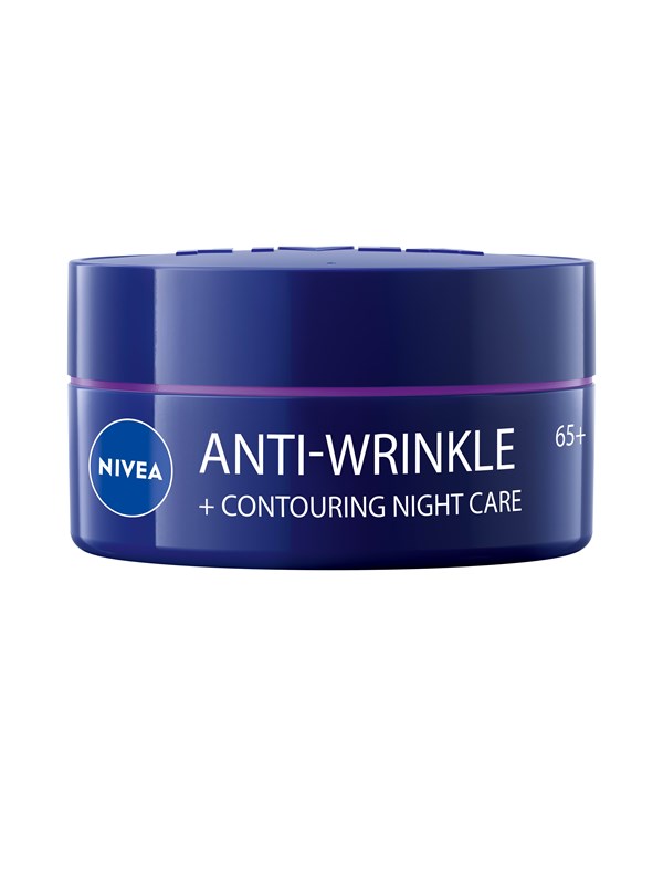 Nivea Anti-Wrinkle + Contouring Night Care 65+ - 50 ml