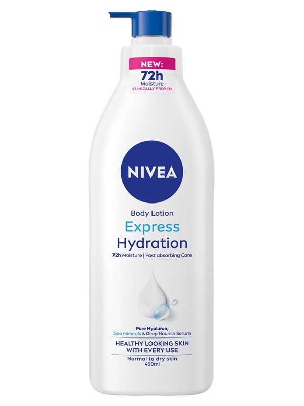 Nivea Express Hydration Body Lotion Pump 400 ml