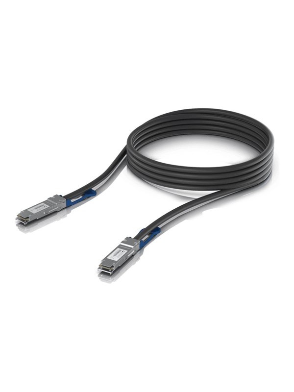 Ubiquiti 100GBase direct attach cable - 3 m - Musta - 3m
