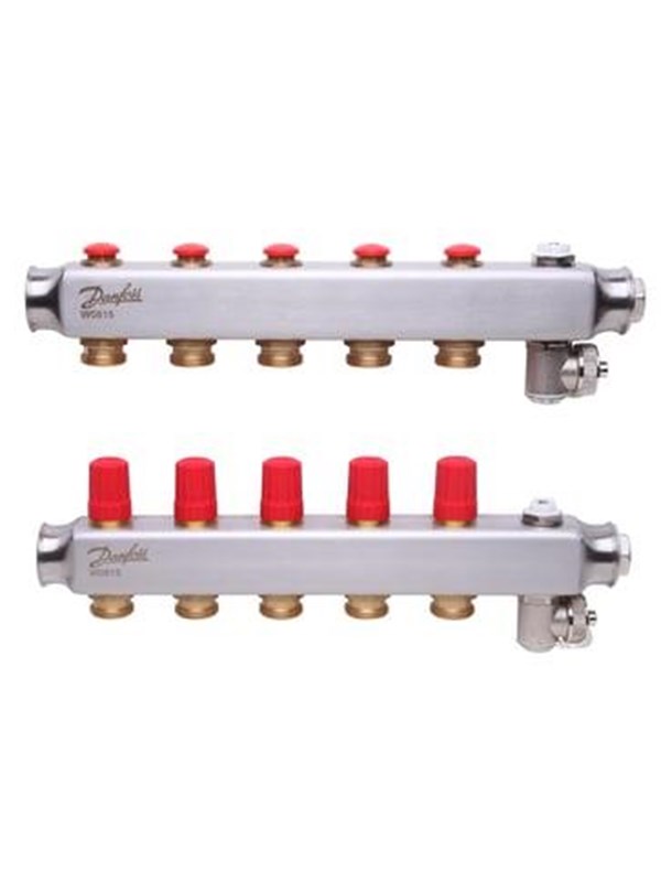 Danfoss floor heating manifold 5+5 SSM
