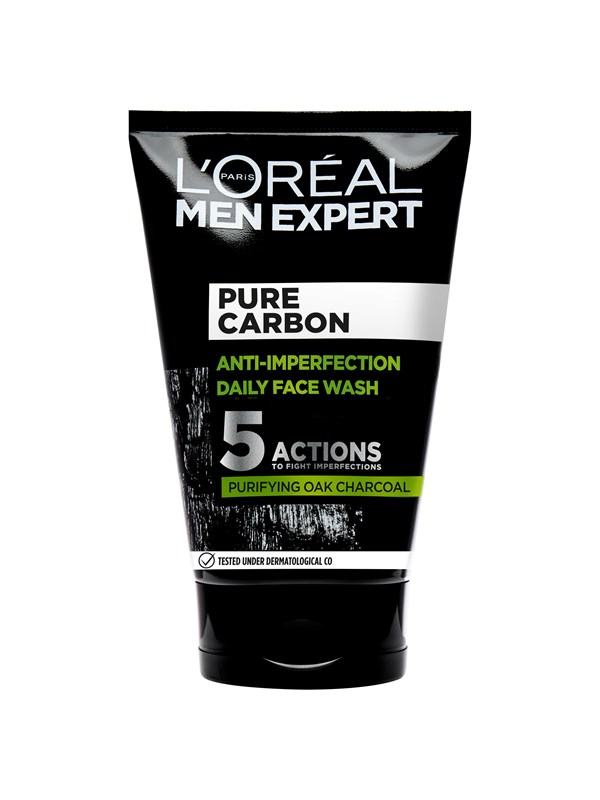 L"'Oréal Paris Paris Men Expert Pure Carbon Anti-Imperfection Daily Face Wash 100ml