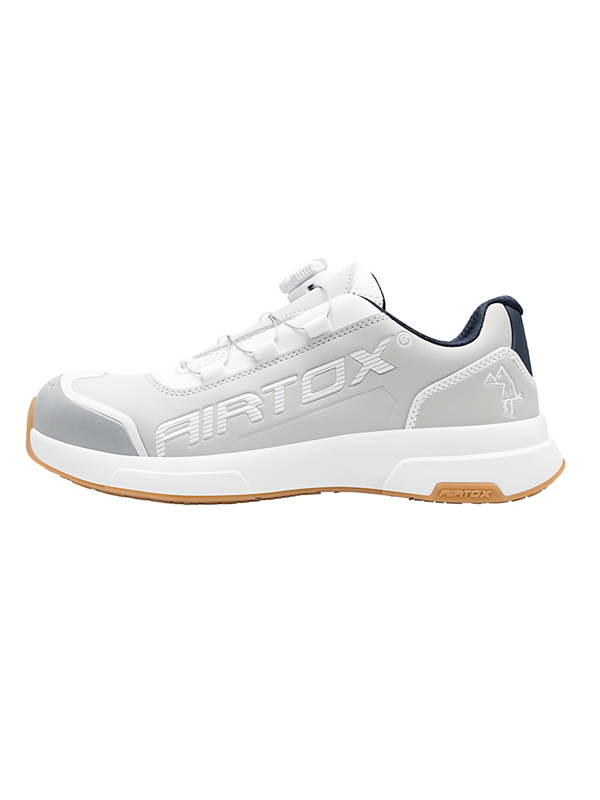 AIRTOX turvakengät, Clean white, PRO smart lacing, Styrosoft-pohja 3.2 - Str. 45