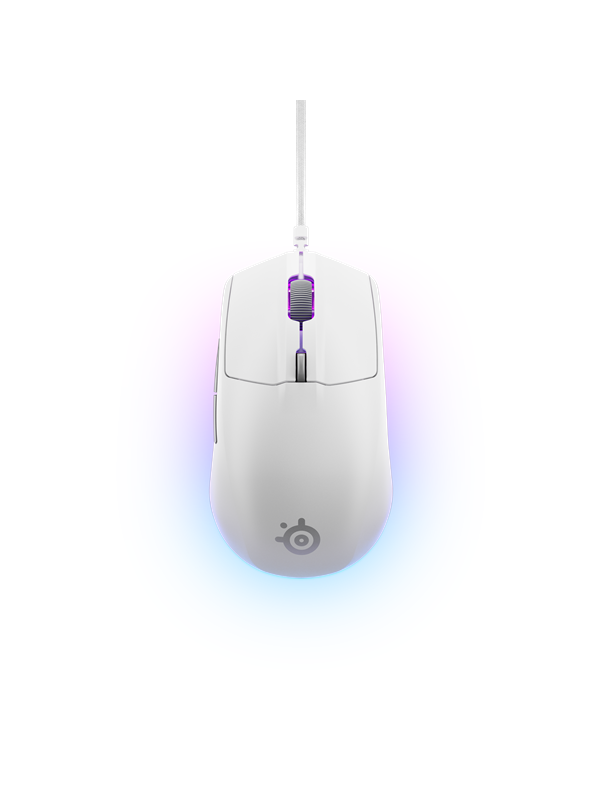 SteelSeries Rival 3 Gen 2 - Pelihiiri - Optinen - 6 painiketta - Valkoinen
