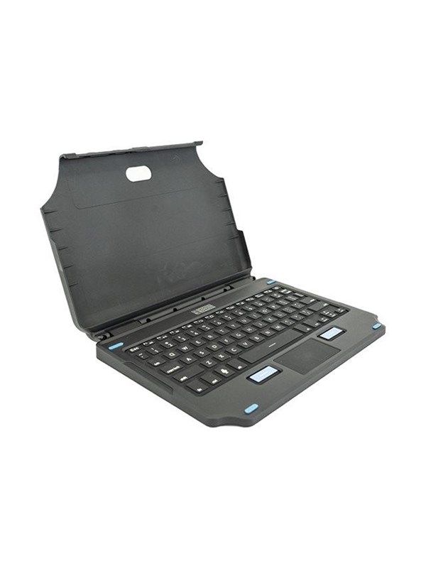Gamber-Johnson LLC BACK LIT 2-IN-1 KBD GALAXY TAB - Näppäimistö & Foliosetti - Saksa - Musta