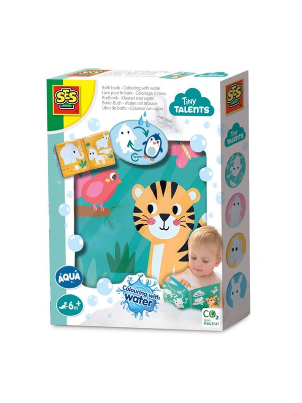 SES Creative Tiny Talents Bath Book - Coloring With Water