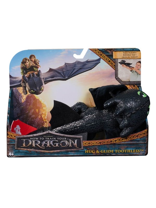 Disney Movie Gliding Hug Toothless Plush 30 cm