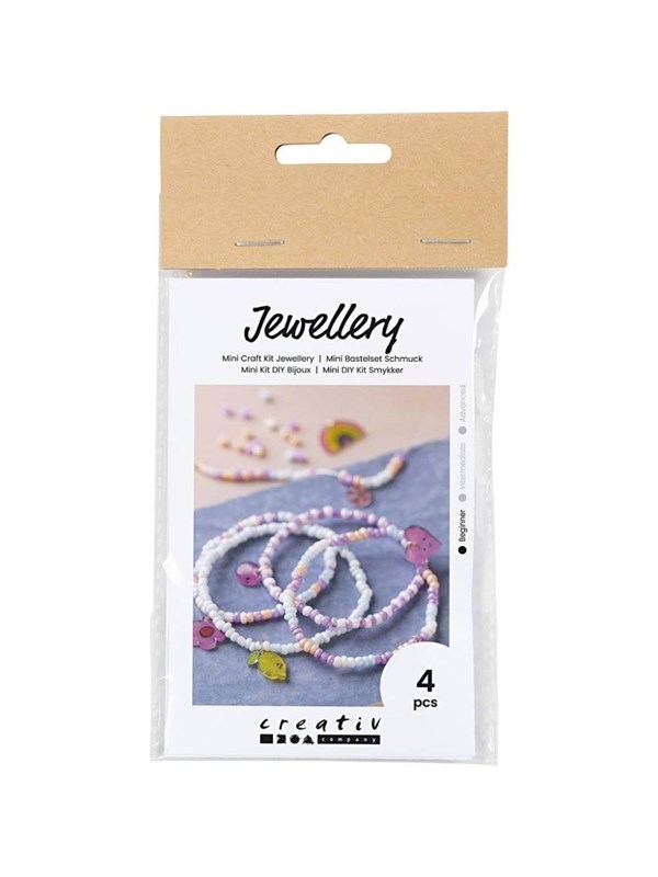 Creativ Company - Mini Hobbyset Jewelry Shrink Wrap Bracelets Purple