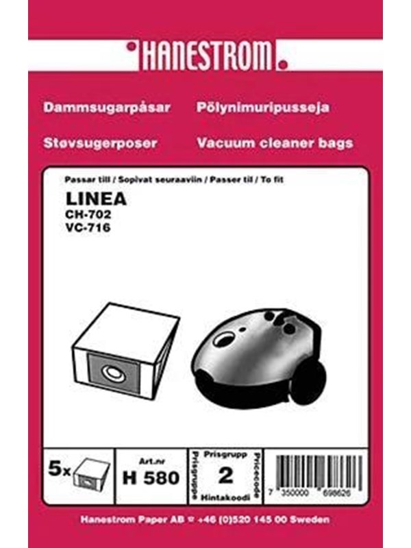 hanestroem Vacuum Cleaner Bags - 5 pcs