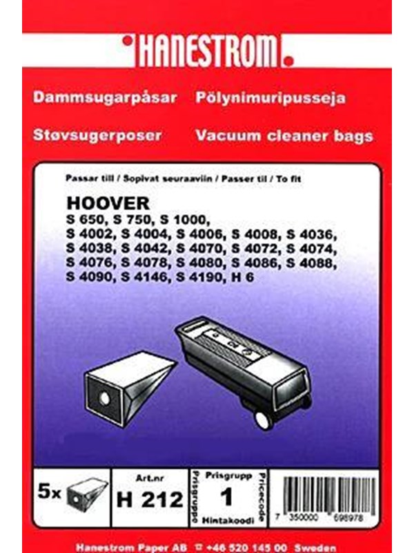 hanestroem Vacuum Cleaner Bags - 5 pcs