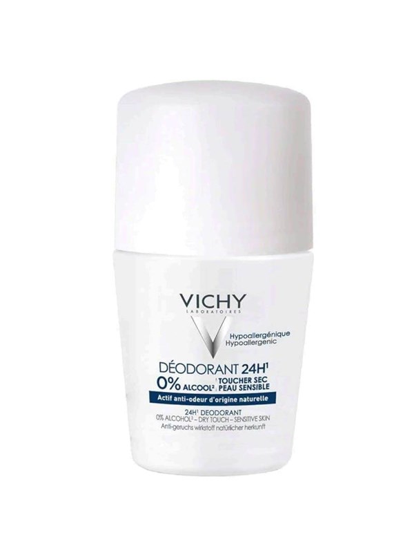 Vichy 24H Dry Touch Deodorant Sensitive Skin Roll-on - 50 ml