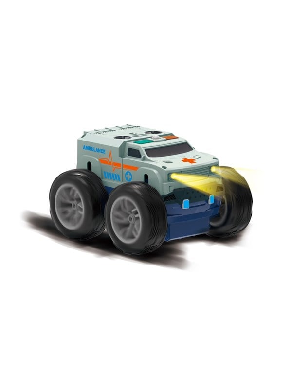 Syma REVOLT R/C Rescue Racers 2-Sided Police/Ambulance