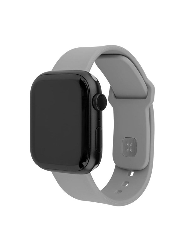 FIXED Silicone Sporty Strap SET Apple Watch 42/44/45/46mm Light Grey