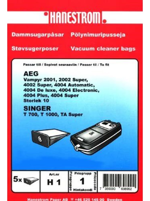 hanestroem Vacuum Cleaner Bags - 5 Pack