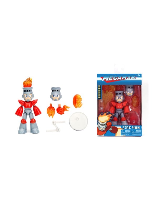 Jada Toys Mega Man Fire Man 4.5" Figure