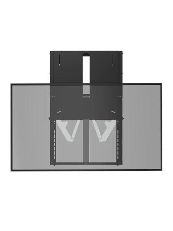 Deltaco OFFICE Manual Height-Adjustable Display Wall Mount - Max 90 kg - recommended for 75"-90"