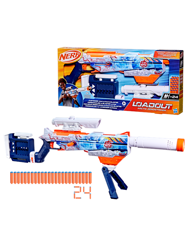 NERF Loadout Arctic Zerostriker ‑blasteri