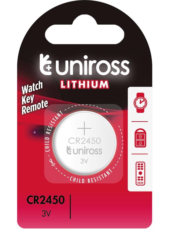 UNiROSS Lithium CR2450