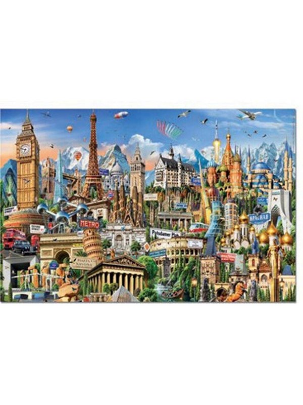 Educa Miniature 1000 Symbols Of Europe