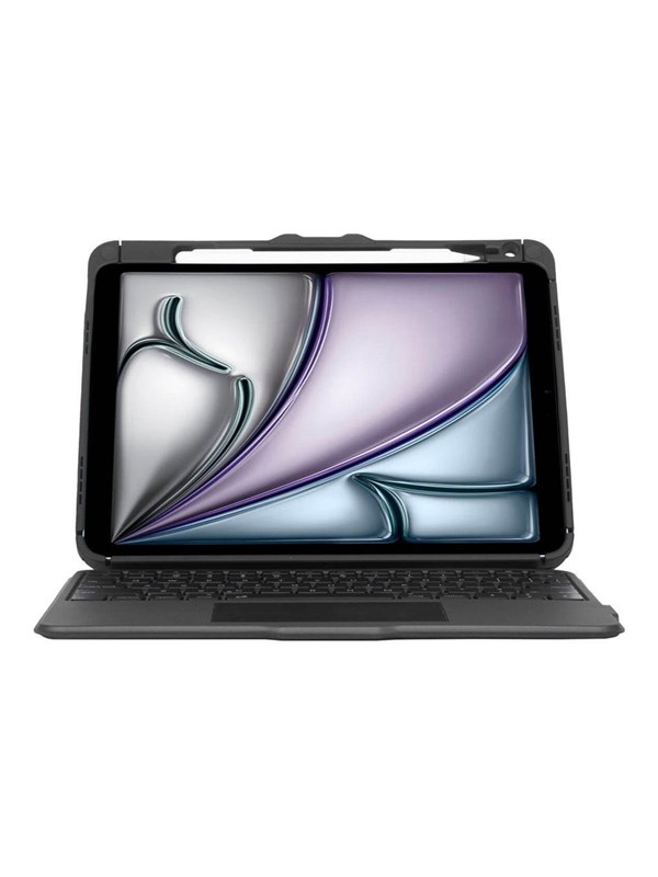 Targus Versavu - keyboard and folio case (keyboard case) - with trackpad - AZERTY - French - black Input Device - Näppäimistö & Foliosetti - Ranskalainen - Musta