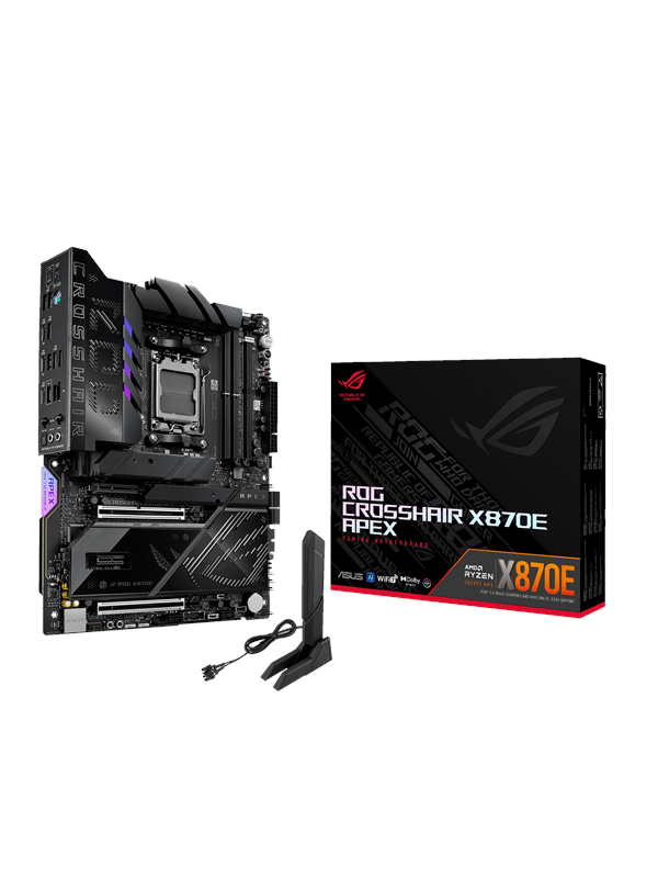 ASUS ROG CROSSHAIR X870E APEX Emolevy - AMD X870E - AMD AM5 - DDR5 RAM - ATX