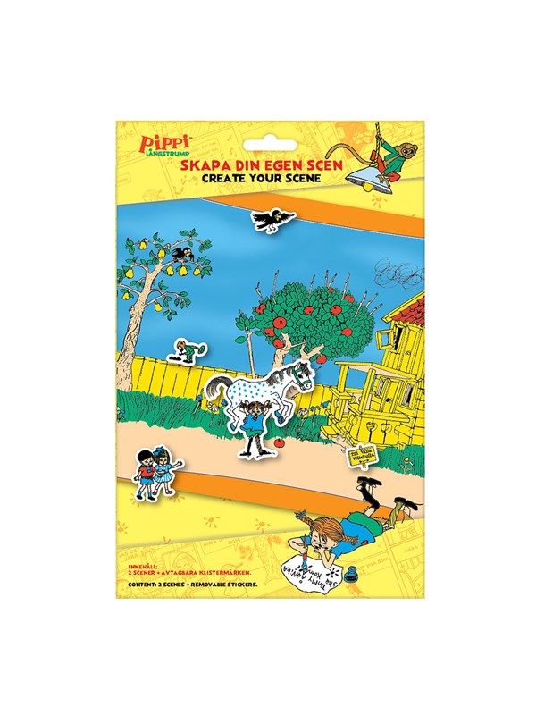 Euromic PIPPI Stickers set Create your scene in paper pack
