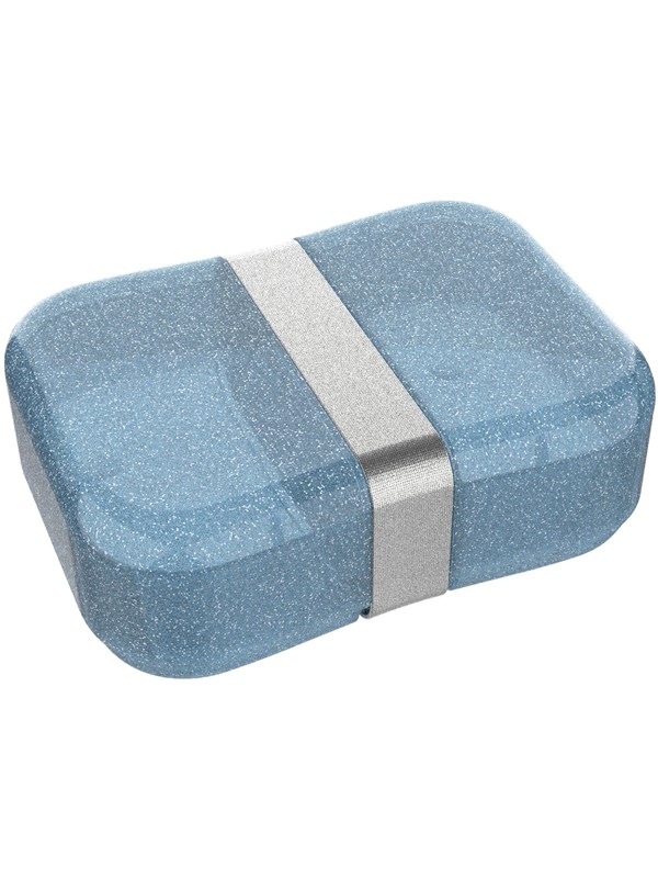 Euromic LUNCH BUDDIES Glitter lunch box w/strap BLUE