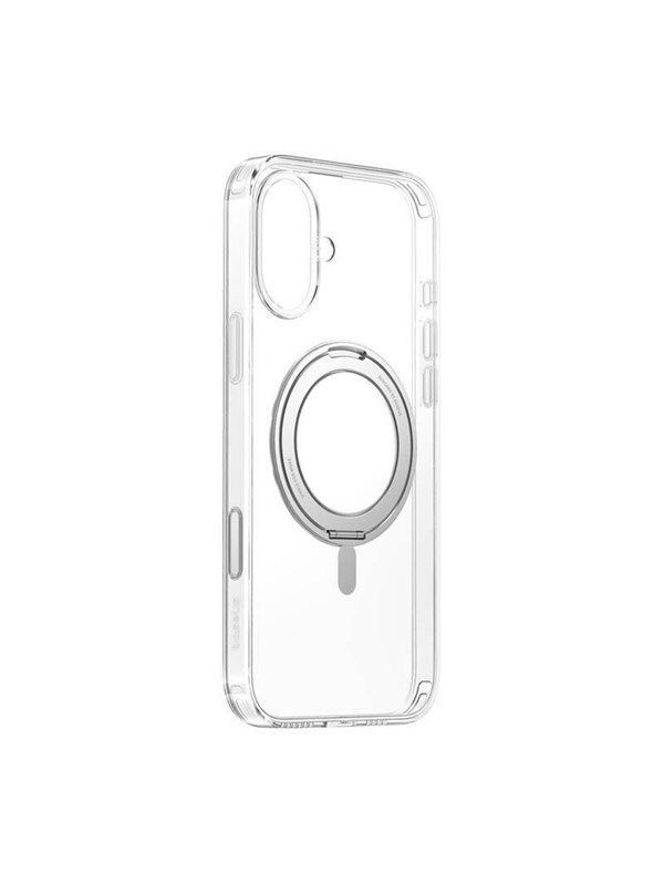 Baseus SkyRing 360° Magnetic Case with Stand for iPhone 16 - Transparent