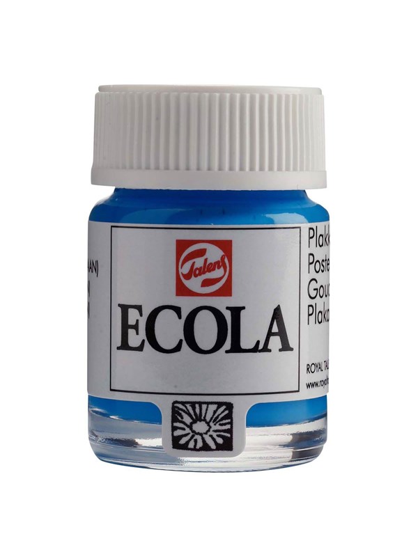 Bruynzeel - Ecola Poster Paint Bottle 16ml Light Blue 501