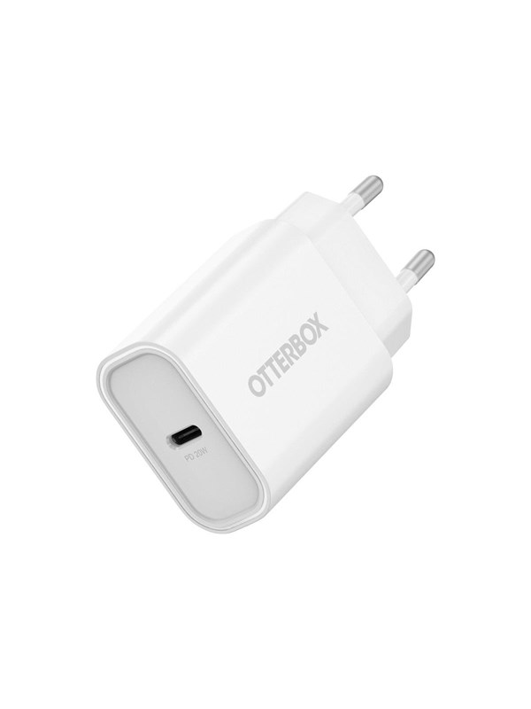 OtterBox Standard EU Wall Charger 20W - 1X USB-C 20W USB-PD White - ProPack