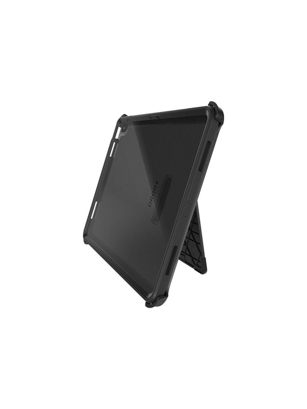 OtterBox Defender Series - Suojakotelo tabletille - karkea - polykarbonaatti, termoplastinen elastomeeri (TPE) - musta - Apple 13-tuumaiseen iPad Air M2 Wi-Fi, M2 Wi-Fi + Cellular -puhelimeen
