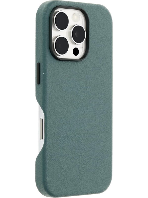 OtterBox Symmetry Cactus Leather Apple iPhone 16 Pro Juniper Sprig - green
