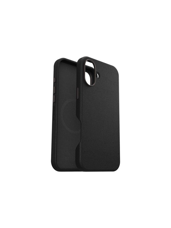 OtterBox Symmetry Cactus Leather Apple iPhone 16 Plus Noir Ash - black